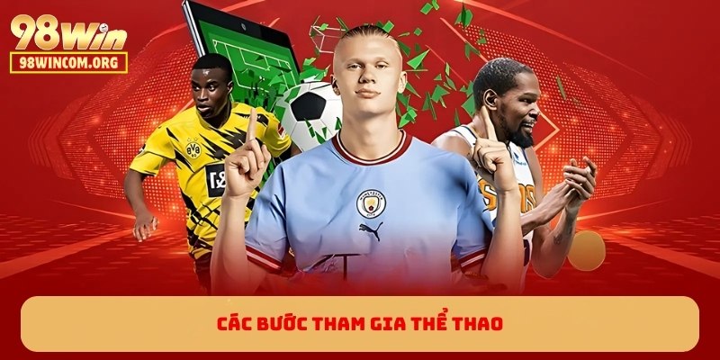 Các bước tham gia thể thao