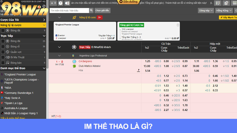 Thông tin cơ bản về IM thể thao