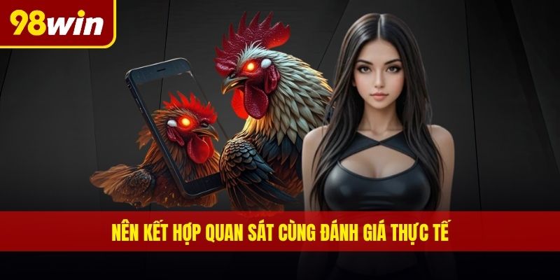 Nên kết hợp quan sát cùng đánh giá thực tế